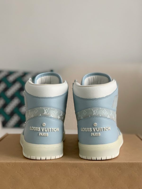 「#1581」Louis Vuitton x Nike Air Jorda 1 High AJ1 Sneakers - Image 5