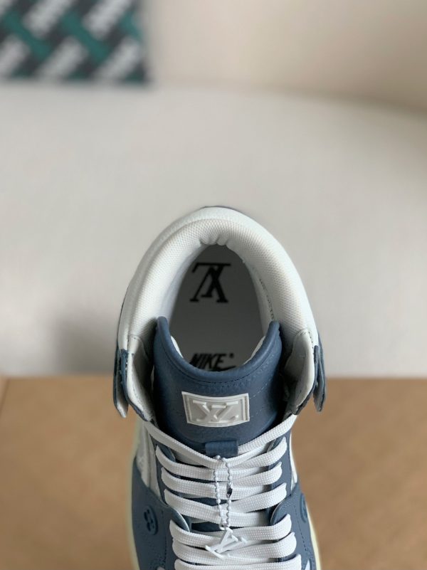 「#1582」Louis Vuitton x Nike Air Jorda 1 High AJ1 Sneakers - Image 7