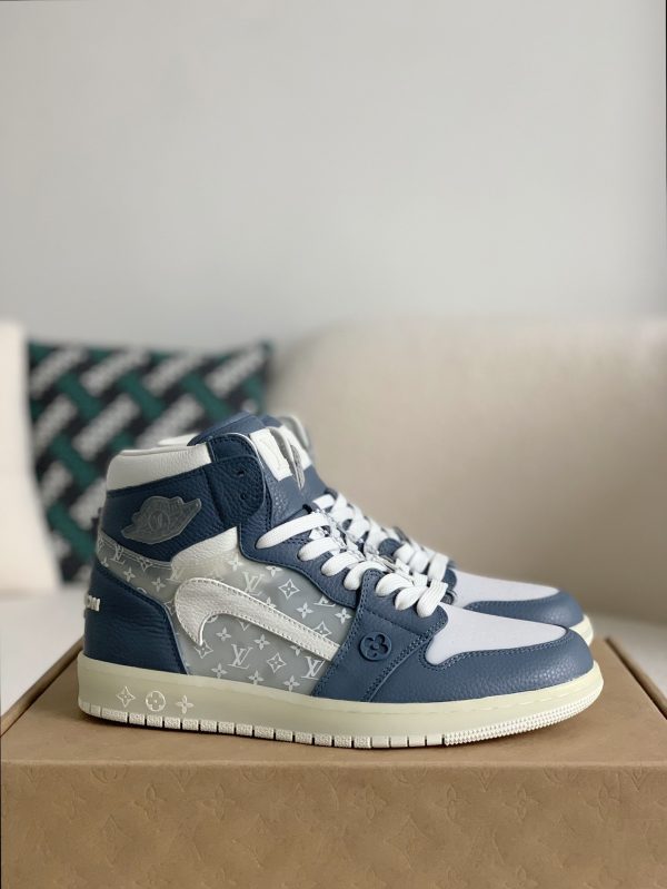 「#1582」Louis Vuitton x Nike Air Jorda 1 High AJ1 Sneakers