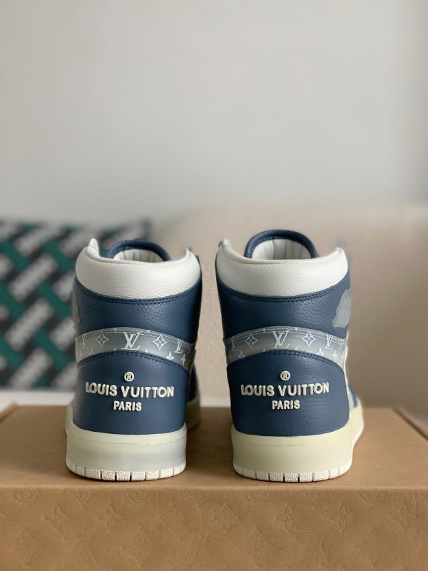 「#1582」Louis Vuitton x Nike Air Jorda 1 High AJ1 Sneakers - Image 5