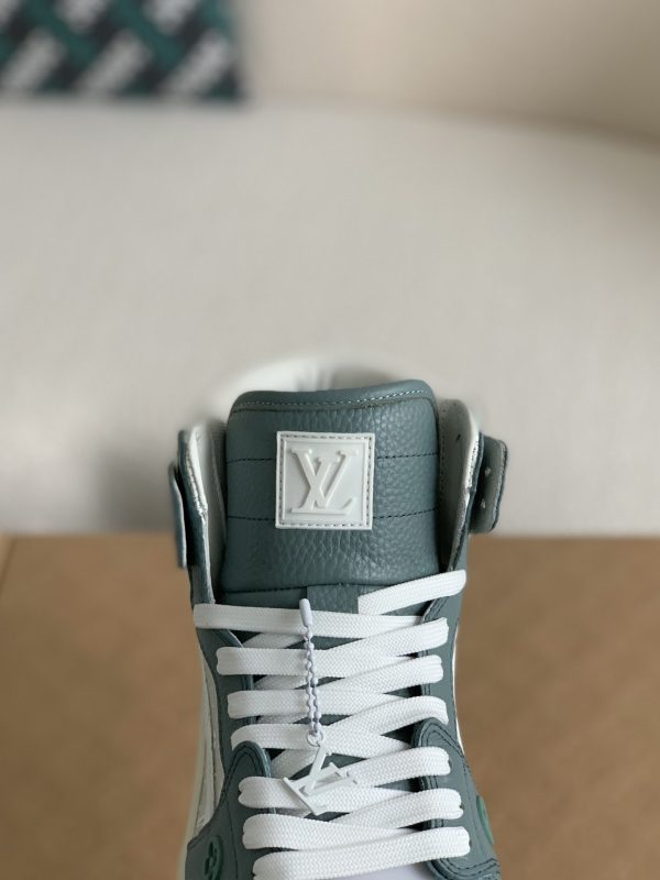 「#1583」Louis Vuitton x Nike Air Jorda 1 High AJ1 Sneakers - Image 8