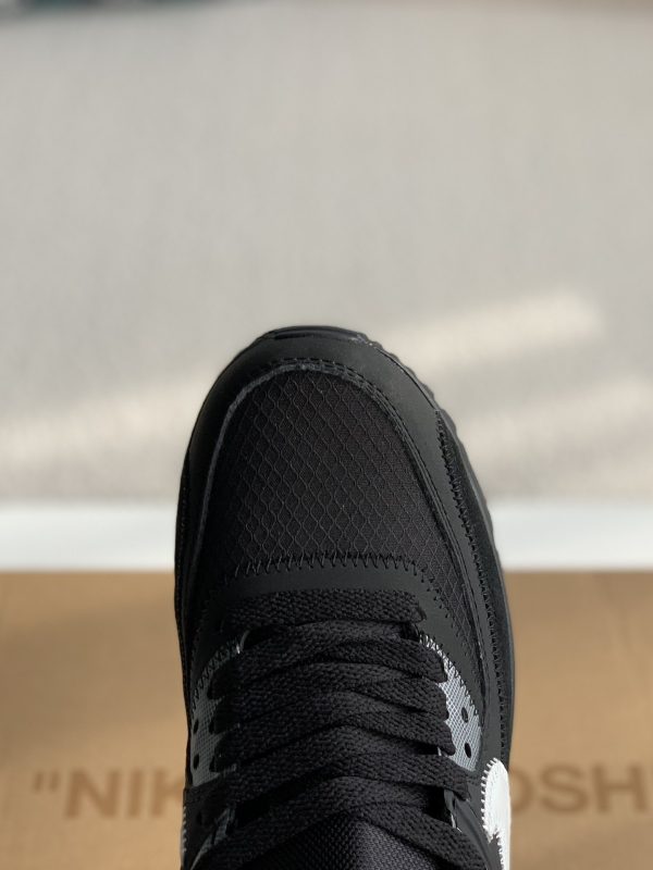 ¡¸#1787¡¹Off-White x Nike Air Max 90 Black THE TEN Sneakers - Image 9