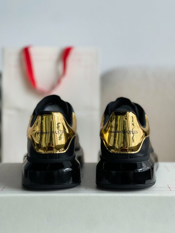 ¡¸#492¡¹Alexander McQueen MQ golden cowhide tail Air cushion bottom Sneakers - Image 5