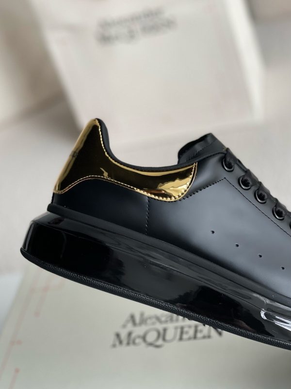¡¸#492¡¹Alexander McQueen MQ golden cowhide tail Air cushion bottom Sneakers - Image 6