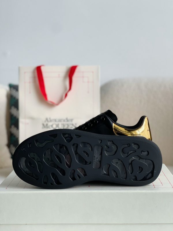 ¡¸#492¡¹Alexander McQueen MQ golden cowhide tail Air cushion bottom Sneakers - Image 9