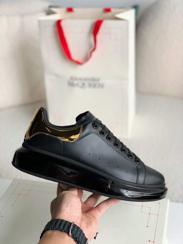 ¡¸#492¡¹Alexander McQueen MQ golden cowhide tail Air cushion bottom Sneakers - Image 3