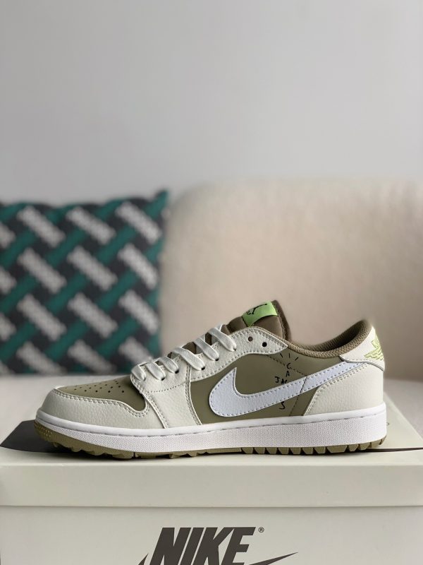 ¡¸#1970¡¹Travis Scott x Jordan Air Jordan 1 Low Golf 6.0 Sneakers - Image 5