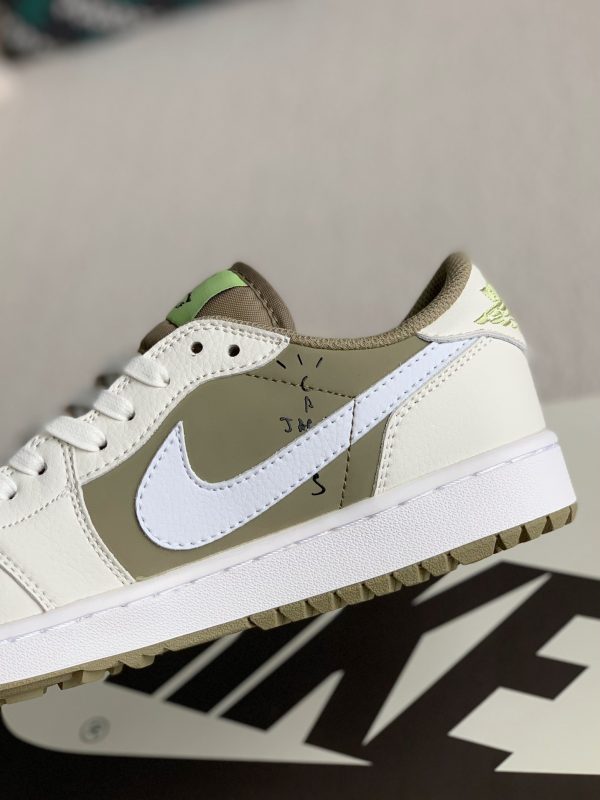 ¡¸#1970¡¹Travis Scott x Jordan Air Jordan 1 Low Golf 6.0 Sneakers - Image 7