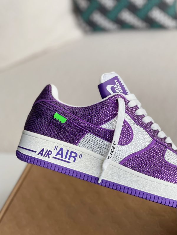 「#2002」LOUIS VUITTON × NIKE AIR FORCE 1 SNEAKER - Image 6