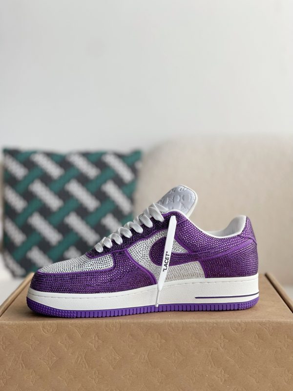 「#2002」LOUIS VUITTON × NIKE AIR FORCE 1 SNEAKER - Image 4