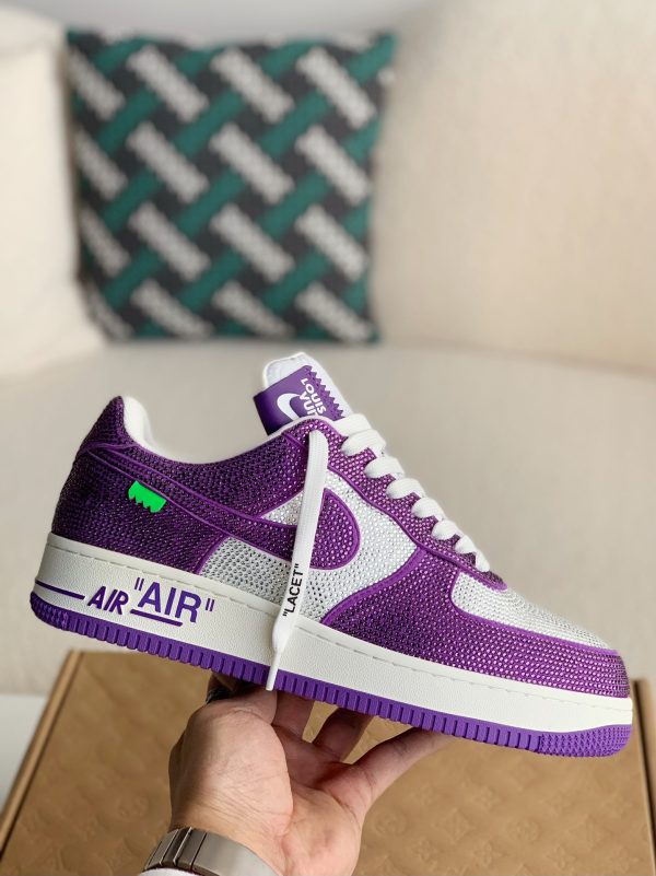 「#2002」LOUIS VUITTON × NIKE AIR FORCE 1 SNEAKER - Image 3