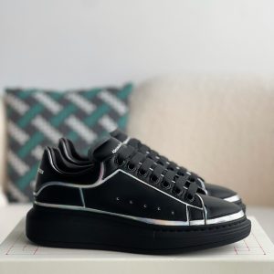 ¡¸#2061¡¹Alexander McQueen MQ golden cowhide tail Air cushion bottom Sneakers
