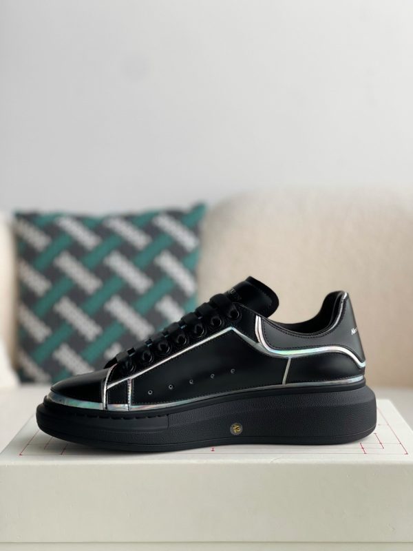 ¡¸#2061¡¹Alexander McQueen MQ golden cowhide tail Air cushion bottom Sneakers - Image 4