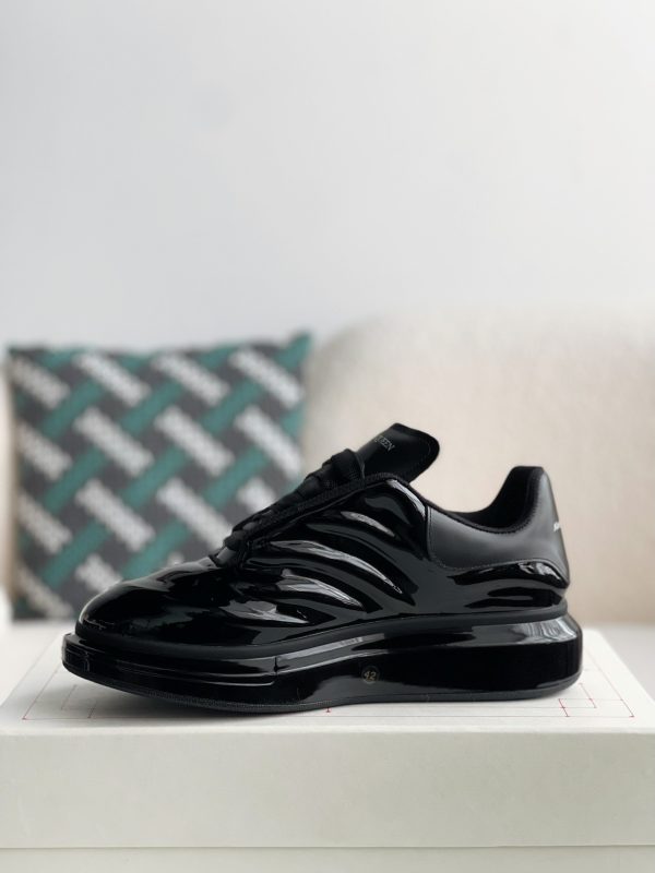 ¡¸#2064¡¹Alexander McQueen MQ golden cowhide tail Air cushion bottom Sneakers - Image 4