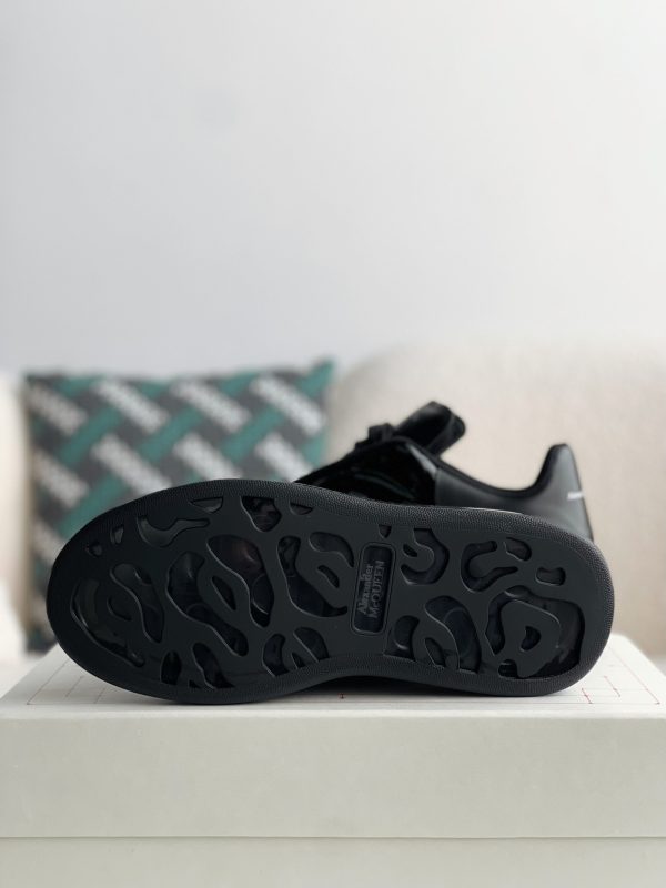 ¡¸#2064¡¹Alexander McQueen MQ golden cowhide tail Air cushion bottom Sneakers - Image 9