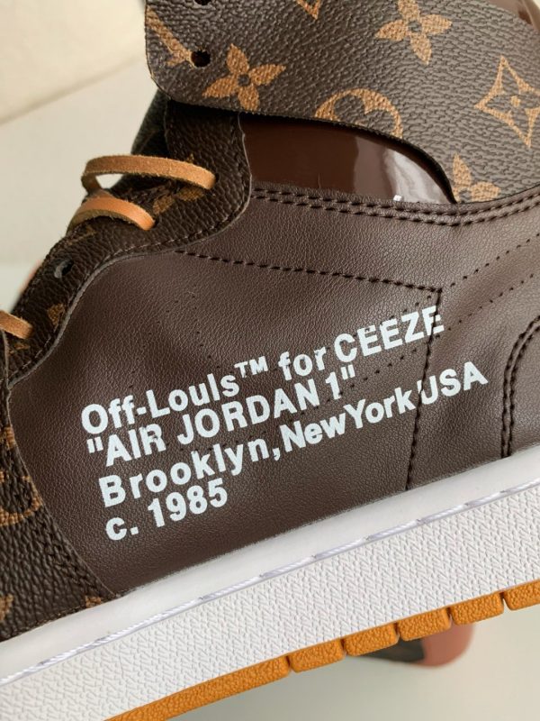 「#2073」LOUIS VUITTON × NIKE AIR FORCE 1 Sneaker High-tops - Image 8