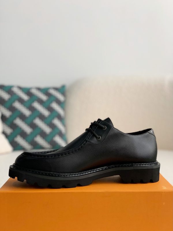 「#2256」Louis Vuitton Men's Leather Shoes - Image 4