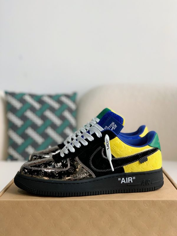 「#315」LOUIS VUITTON × NIKE AIR FORCE 1 Sneaker - Image 2