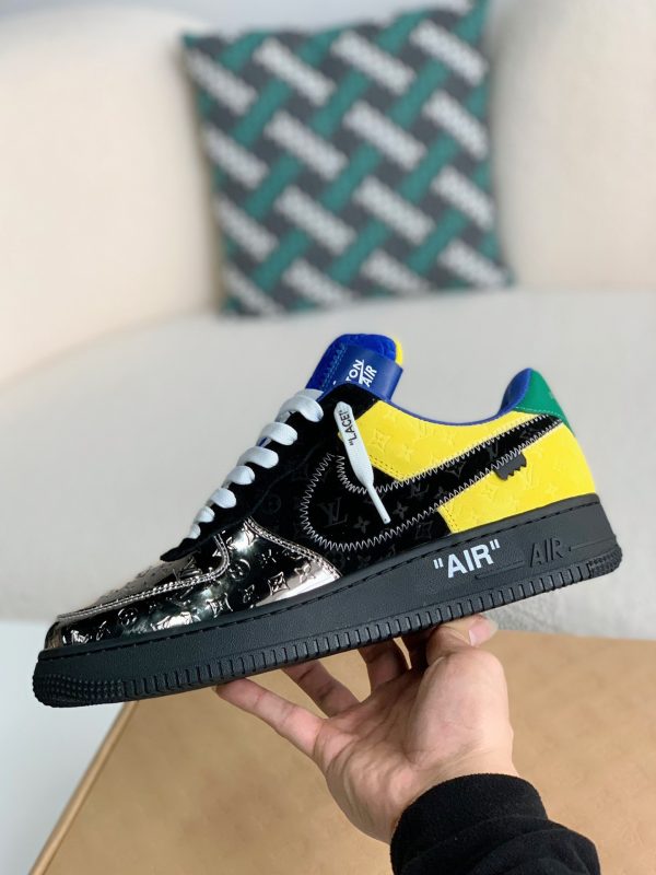「#315」LOUIS VUITTON × NIKE AIR FORCE 1 Sneaker - Image 9