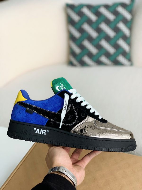 「#315」LOUIS VUITTON × NIKE AIR FORCE 1 Sneaker - Image 6
