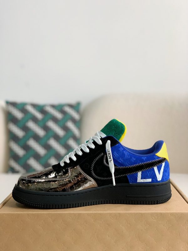 「#315」LOUIS VUITTON × NIKE AIR FORCE 1 Sneaker - Image 4