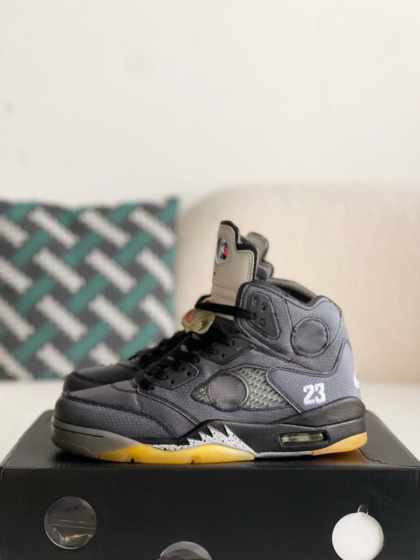 ¡¸#2614¡¹OFF_WHITExJordan Air Jordan 5 Retro SP High-top basketball shoes - Image 2
