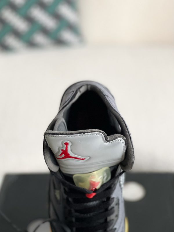 ¡¸#2614¡¹OFF_WHITExJordan Air Jordan 5 Retro SP High-top basketball shoes - Image 9