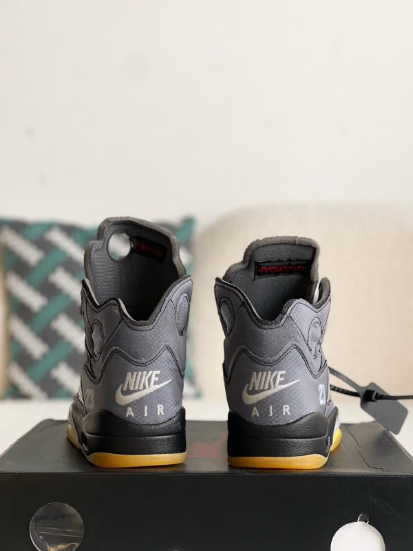 ¡¸#2614¡¹OFF_WHITExJordan Air Jordan 5 Retro SP High-top basketball shoes - Image 3