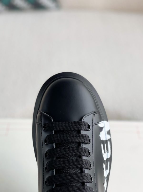 ¡¸#2618¡¹Alexander McQueen black letter Sneakers - Image 9