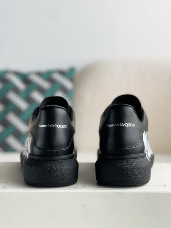 ¡¸#2618¡¹Alexander McQueen black letter Sneakers - Image 3
