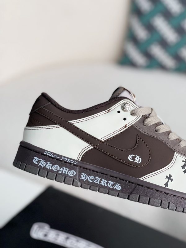 ¡¸#2804¡¹Chrome Hearts x Nike Dunk Low Sneakers - Image 7