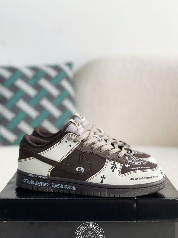 ¡¸#2804¡¹Chrome Hearts x Nike Dunk Low Sneakers