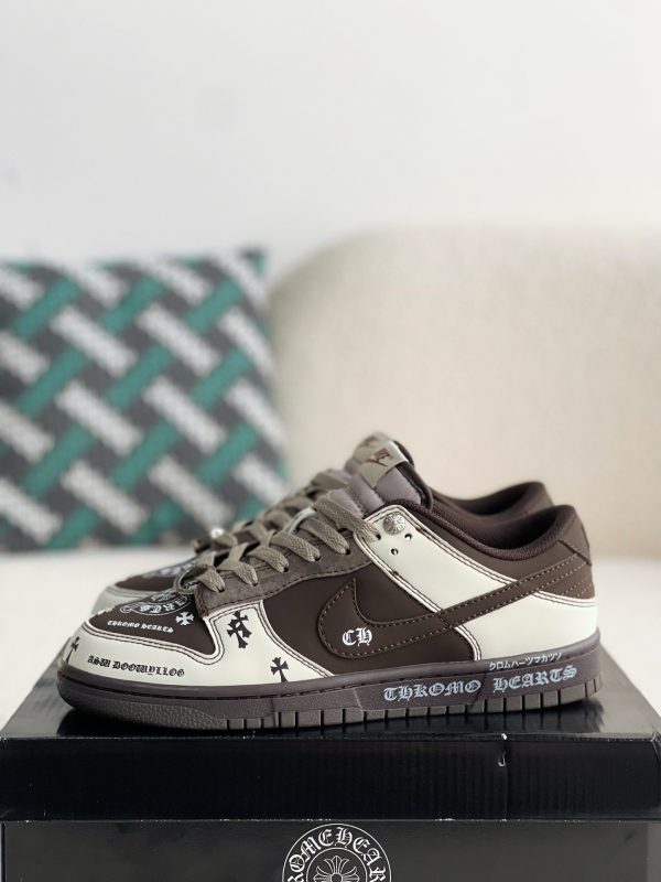 ¡¸#2804¡¹Chrome Hearts x Nike Dunk Low Sneakers - Image 2