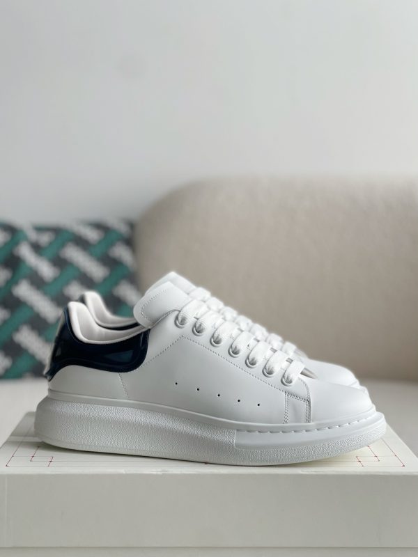 ¡¸#521¡¹Alexander McQueen MQ Jelly Dark Blue Tail Sneakers