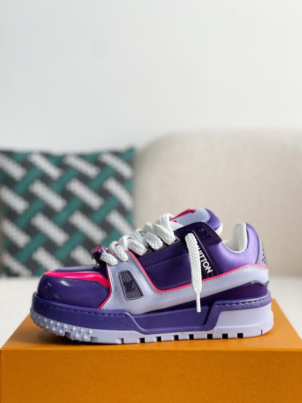 「#2912」LOUIS VUITTON TRAINER MAXI  SNEAKERS - Image 4