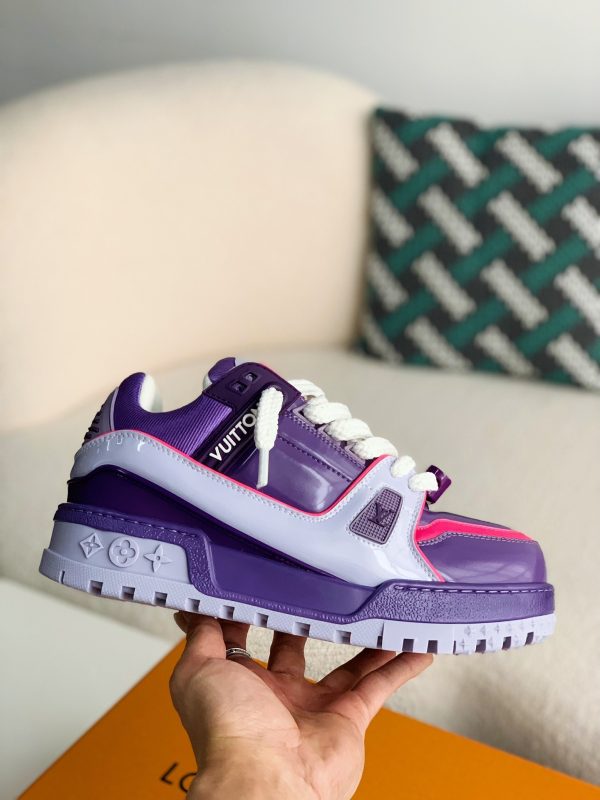 「#2912」LOUIS VUITTON TRAINER MAXI  SNEAKERS - Image 6