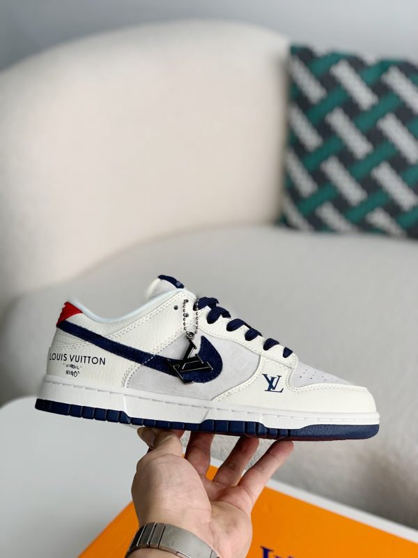「#2953」LOUIS VUITTON x Nike Dunk Low-top board shoes - Image 6
