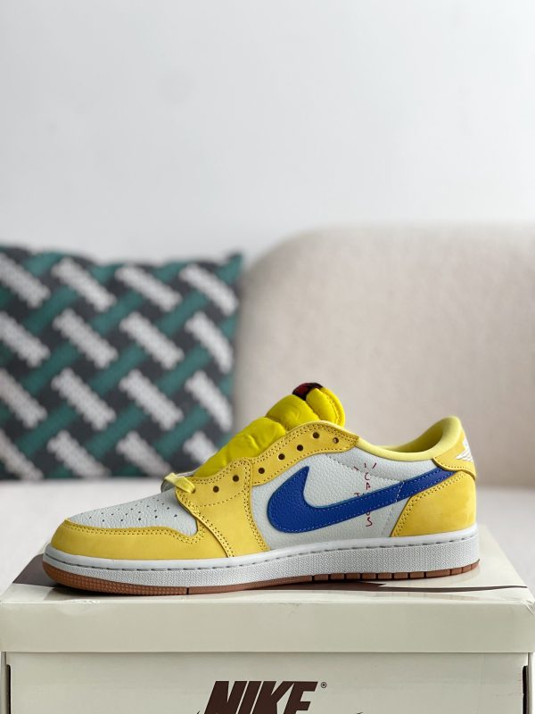 ¡¸#3107¡¹Travis Scott x Jordan Air Jordan 1 Low Golf 6.0 Sneakers - Image 3
