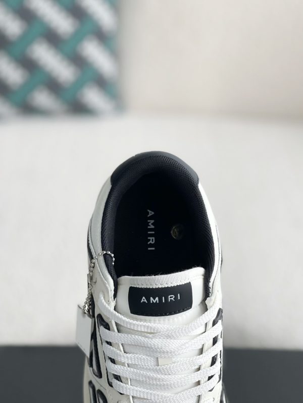 ¡¸#3109¡¹Amiri Bone Sneakers - Image 8