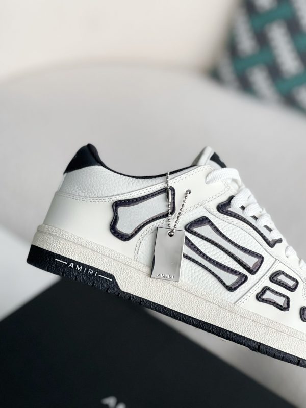 ¡¸#3109¡¹Amiri Bone Sneakers - Image 7