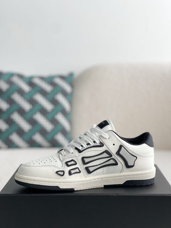 ¡¸#3109¡¹Amiri Bone Sneakers - Image 4