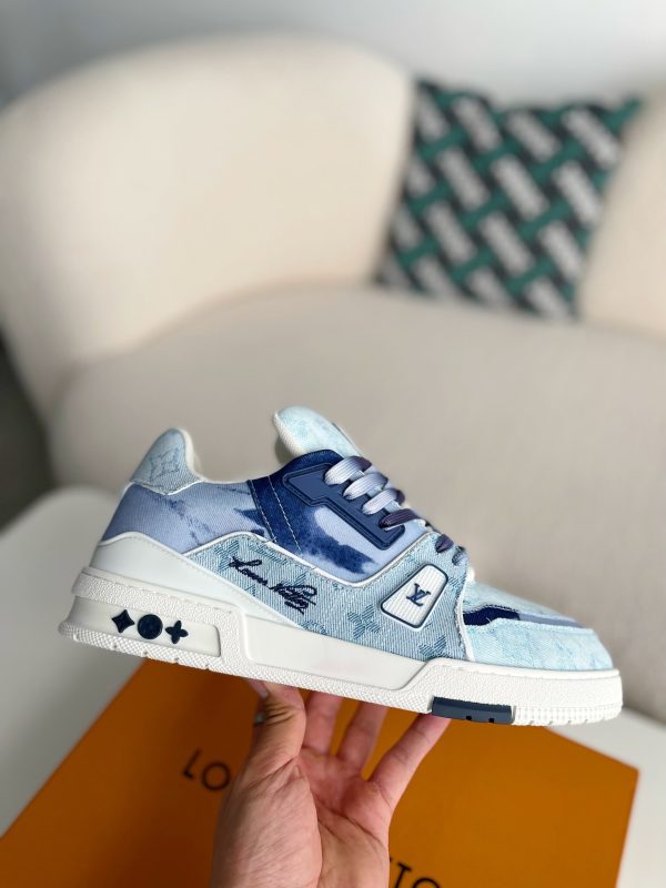 「#3140」 LOUIS VUITTON TRAINER SNEAKERS - Image 6