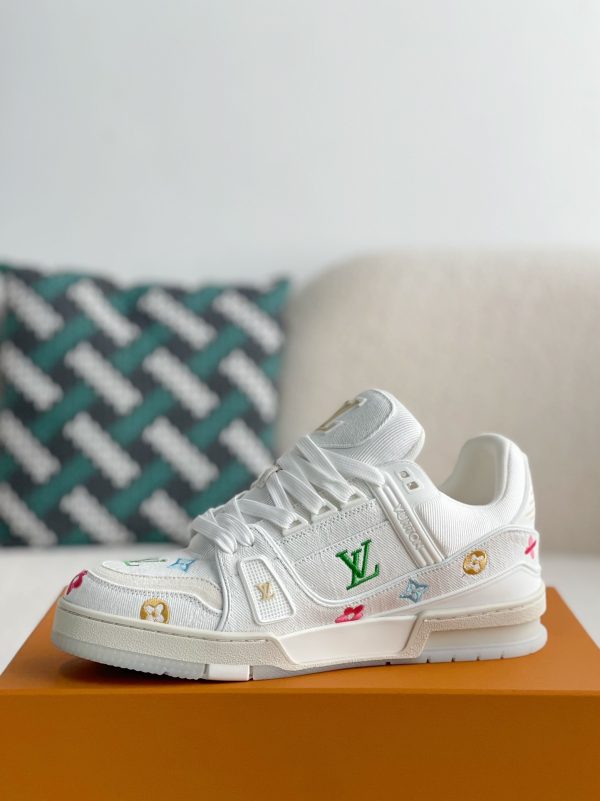 「#3229」 LOUIS VUITTON TRAINER SNEAKERS - Image 4