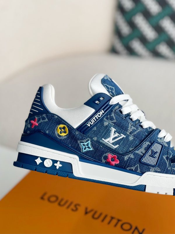 「#3239」 LOUIS VUITTON TRAINER SNEAKERS - Image 7