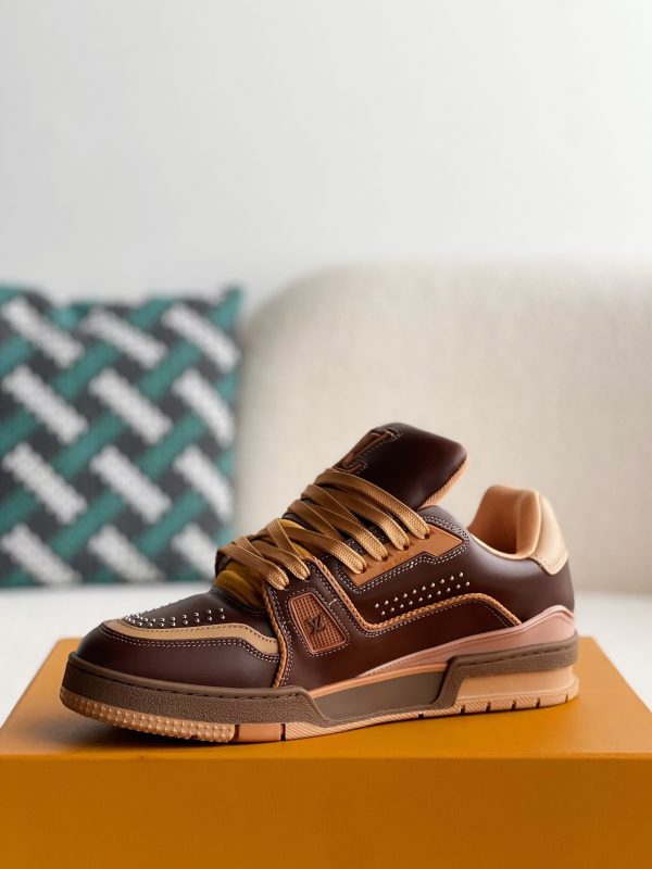 「#3309」 LOUIS VUITTON TRAINER SNEAKERS - Image 4