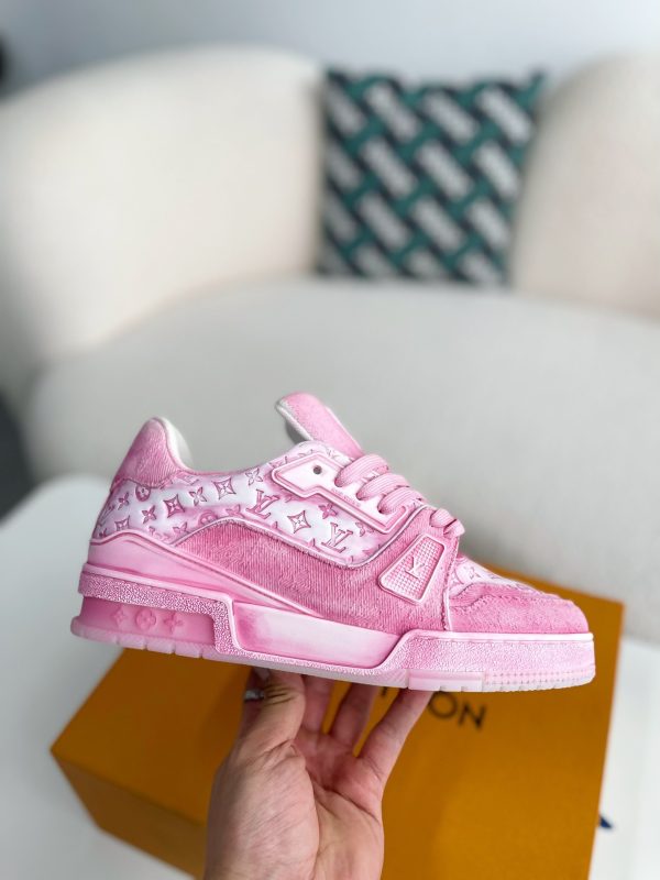 「#3317」 LOUIS VUITTON TRAINER SNEAKERS - Image 6