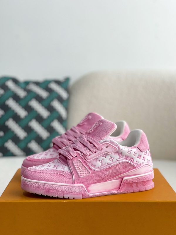 「#3317」 LOUIS VUITTON TRAINER SNEAKERS - Image 2