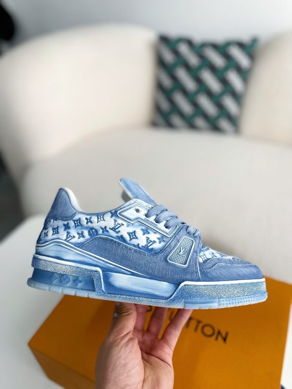 「#3318」 LOUIS VUITTON TRAINER SNEAKERS - Image 6