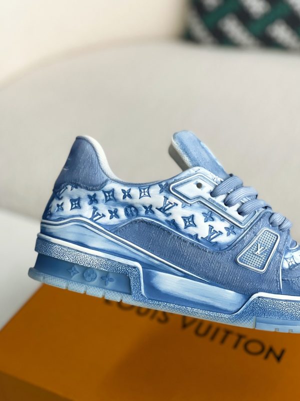 「#3318」 LOUIS VUITTON TRAINER SNEAKERS - Image 7