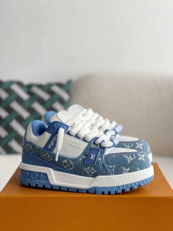 「#3358」LOUIS VUITTON  TRAINER 2023Show style Sneakers